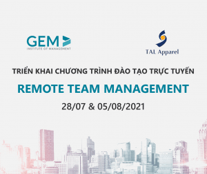 Triển khai khóa học trực tuyến “Remote Team Management” dành cho Tập đoàn TAL Apparel